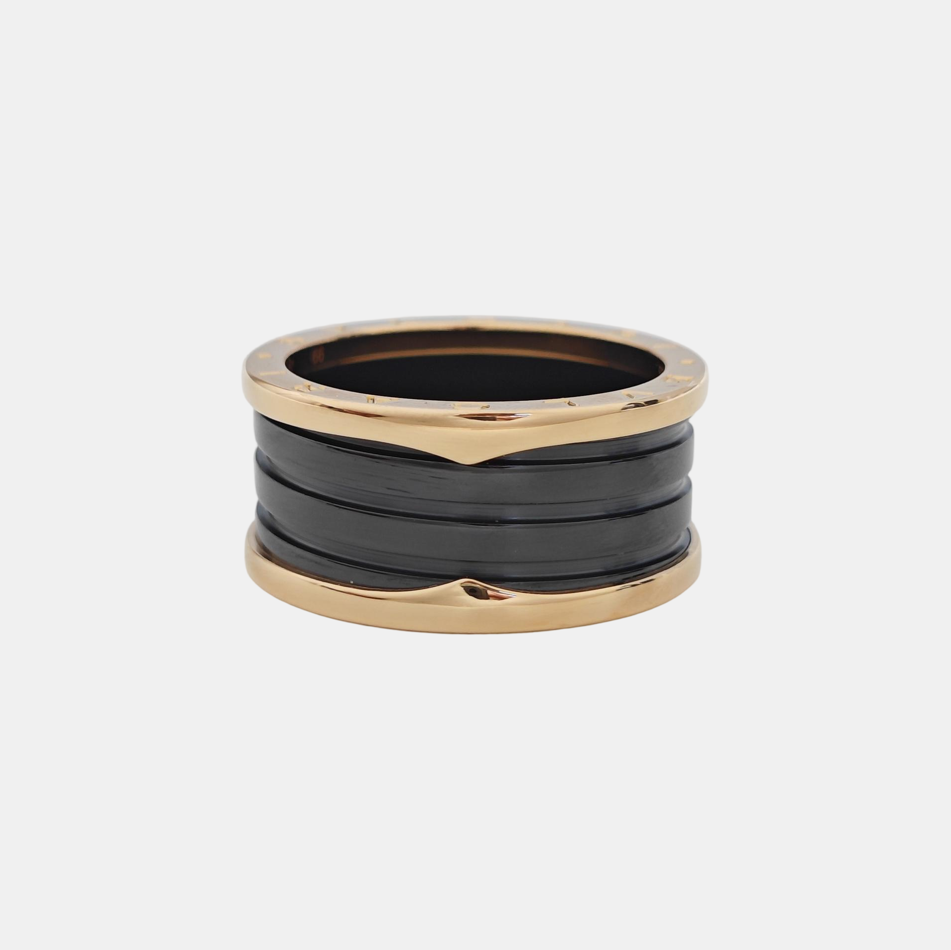 B.ZERO1 18k Rose Gold Ring EU 66