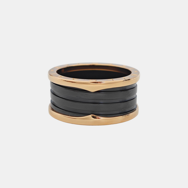 B.ZERO1 18k Rose Gold Ring EU 66