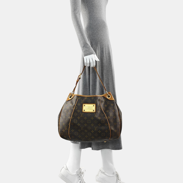 GALLIERA Monogram Coated Canvas Brown