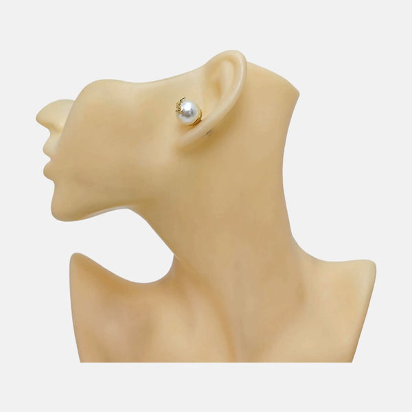 Metal Gold Stud Earrings
