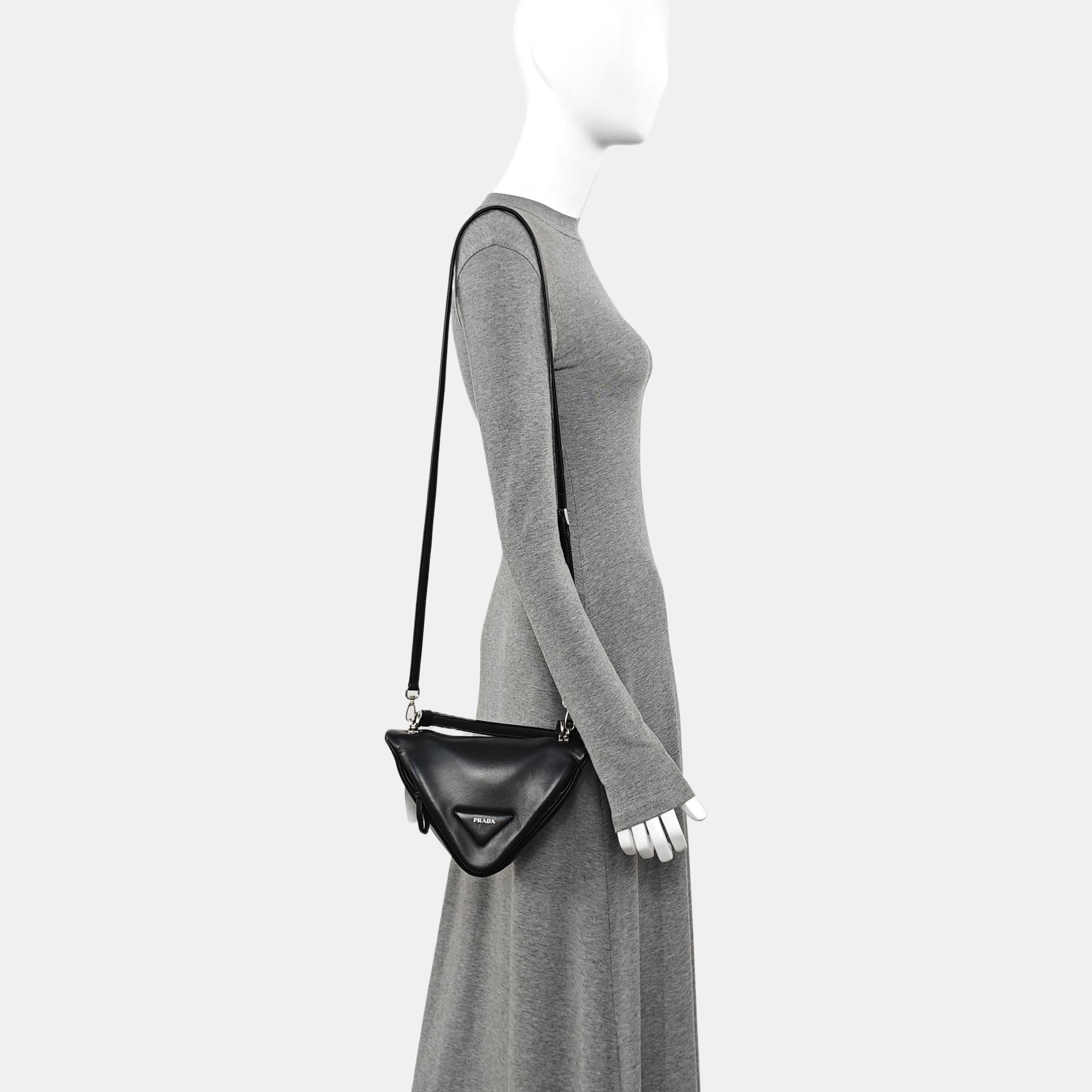 Lambskin Shoulder Bag Black