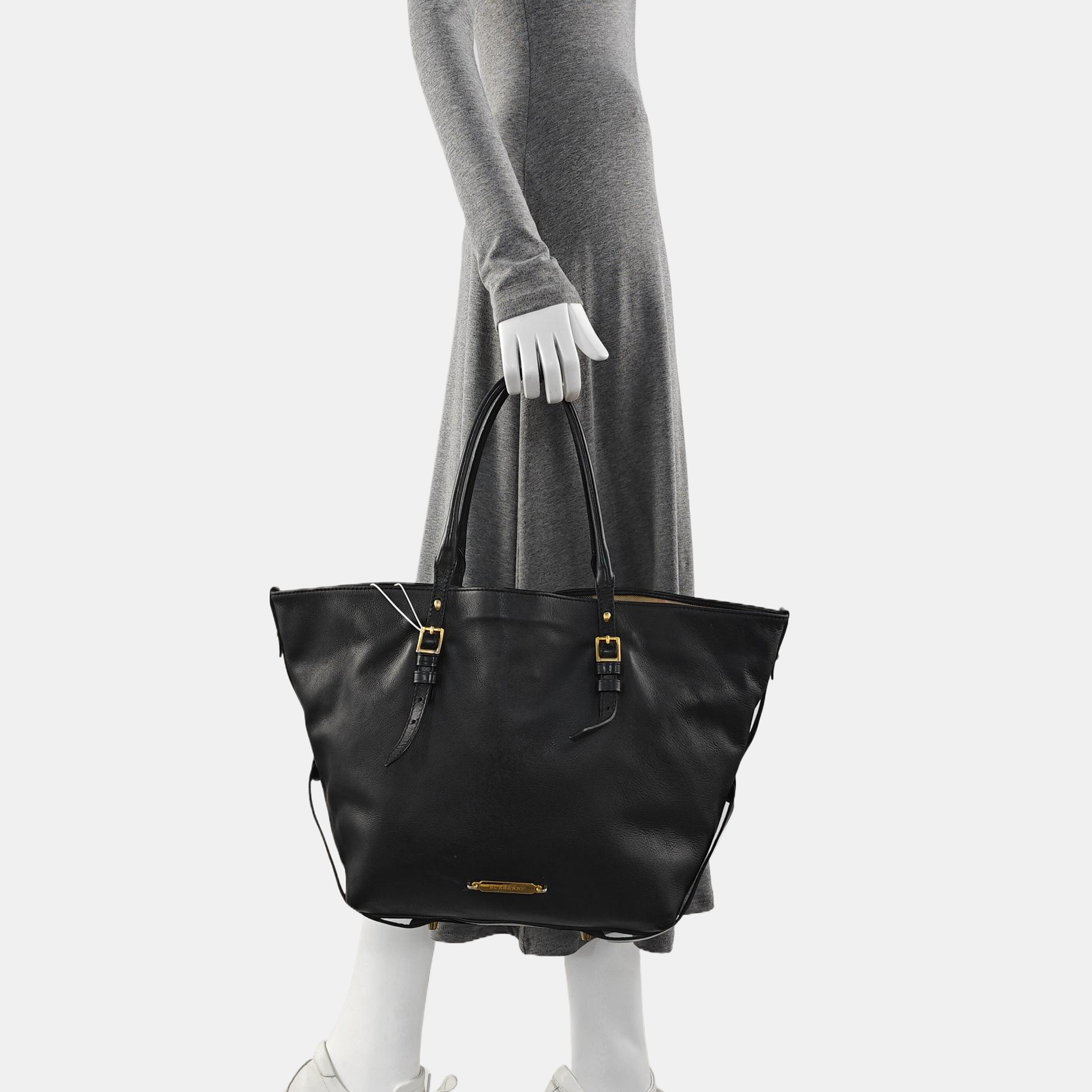Calfskin Tote Bag Black