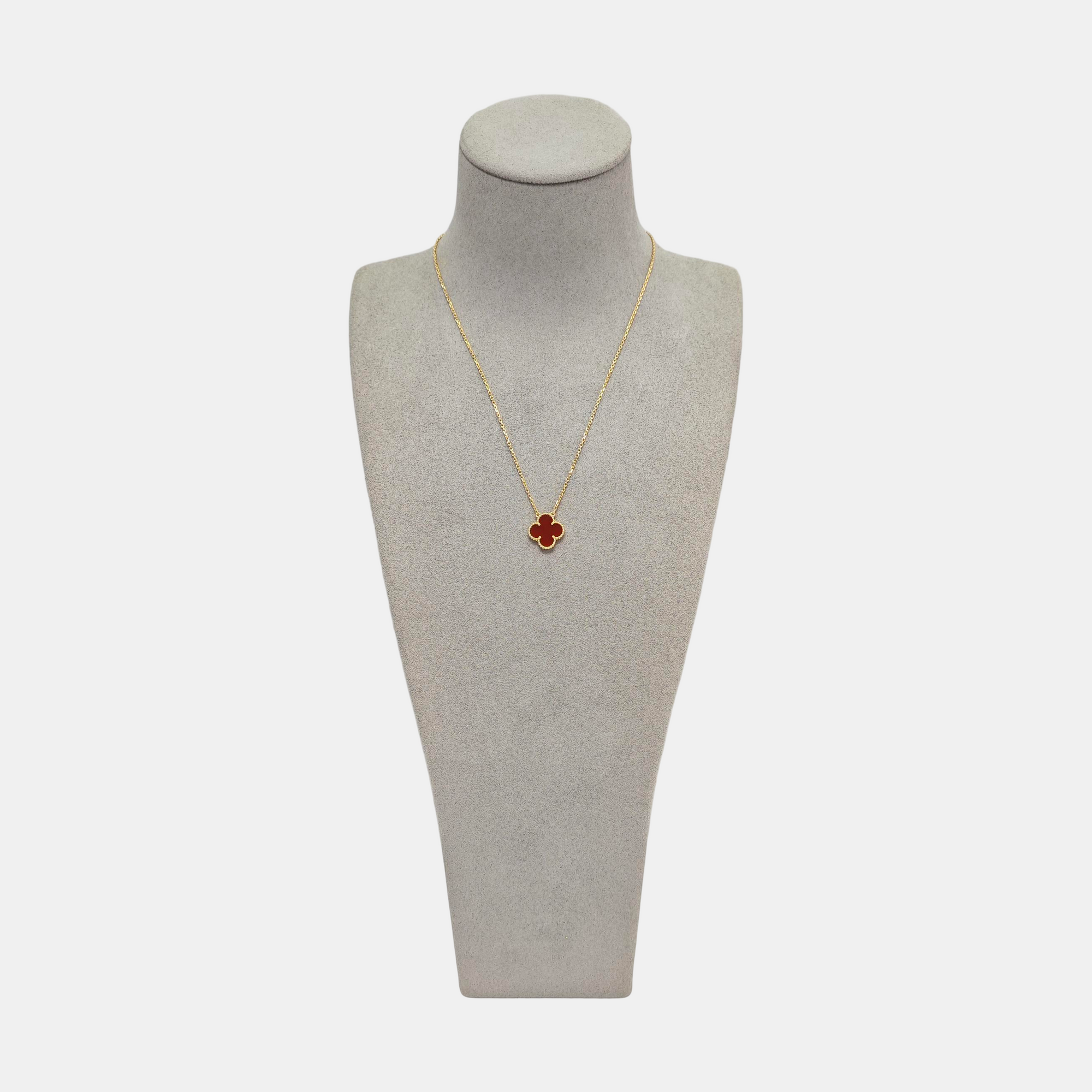 Vintage Alhambra 18k Gold Necklace