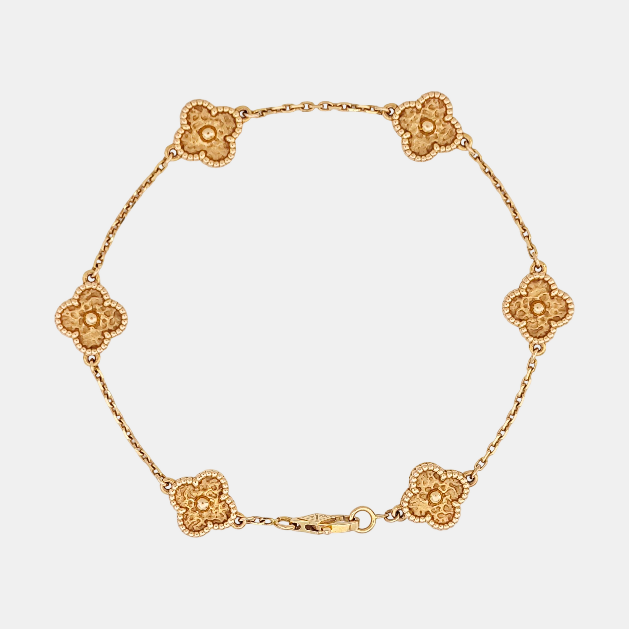 Sweet Alhambra 18k Rose Gold Bracelet