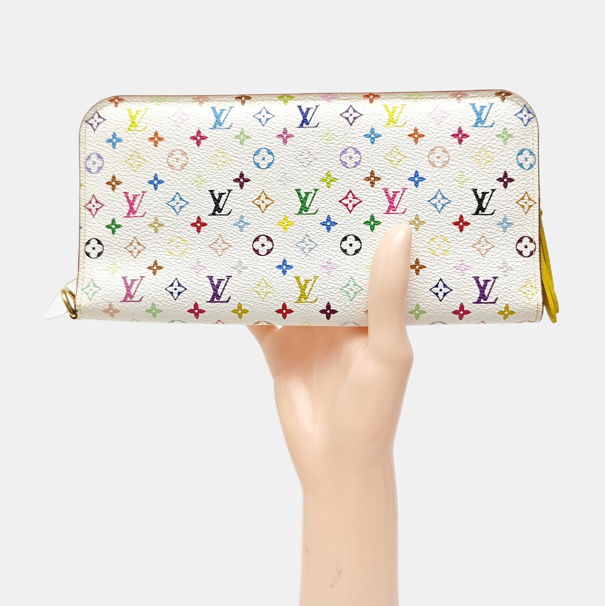 LV × TM INSOLITE Monogram Coated Canvas White Wallet