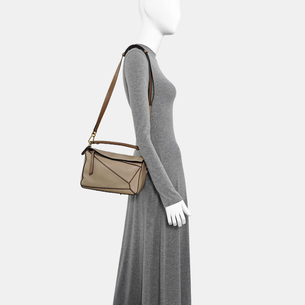 Puzzle Small Calfskin Gray