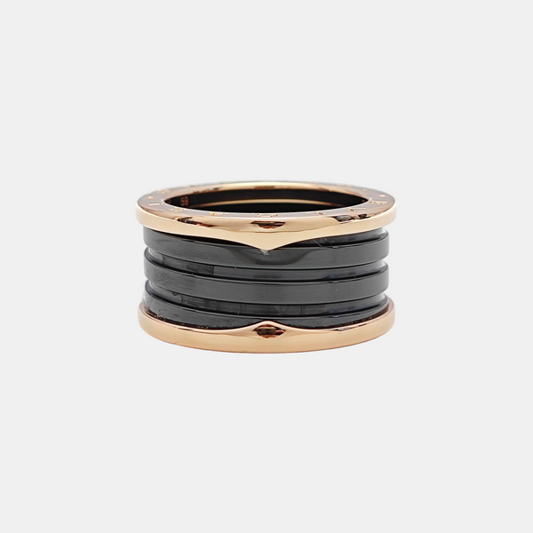 B.ZERO1 18k Rose Gold Ring EU 59