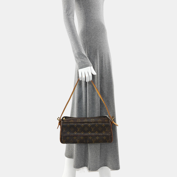 VIVA CITE Monogram Coated Canvas Brown