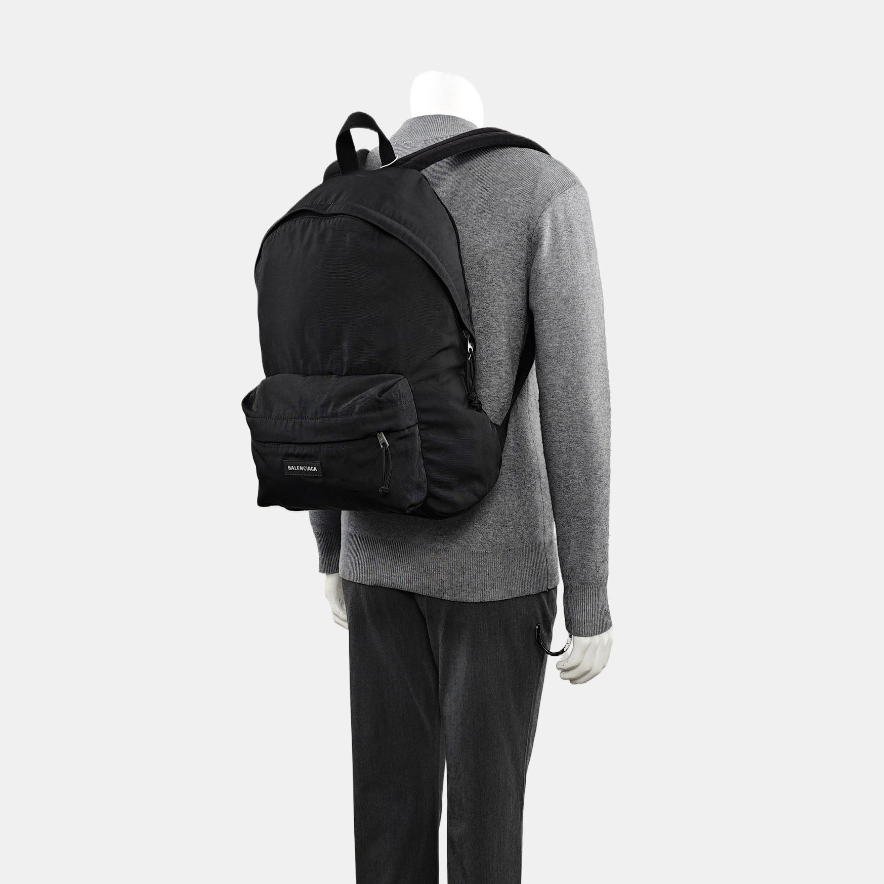 Fabric Backpack Black