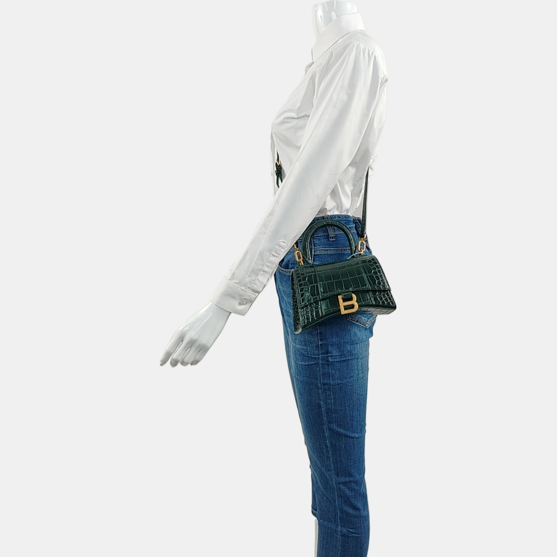 Hourglass XS Calfskin Green