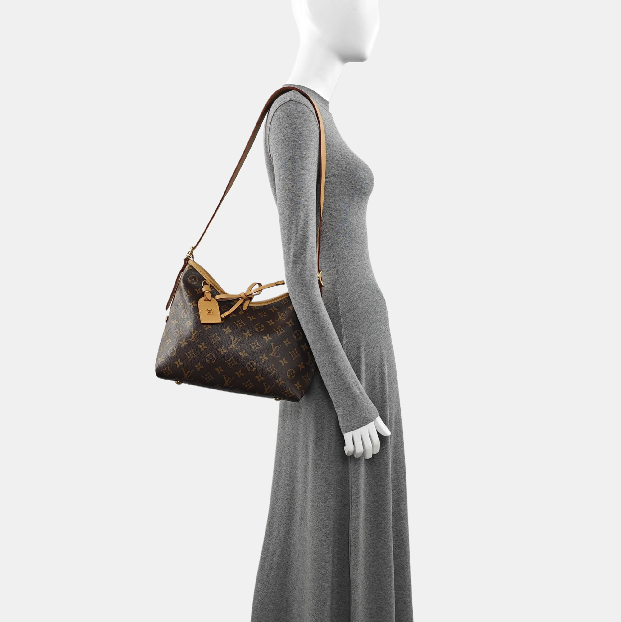 CARRYALL PM Monogram Coated Canvas Brown