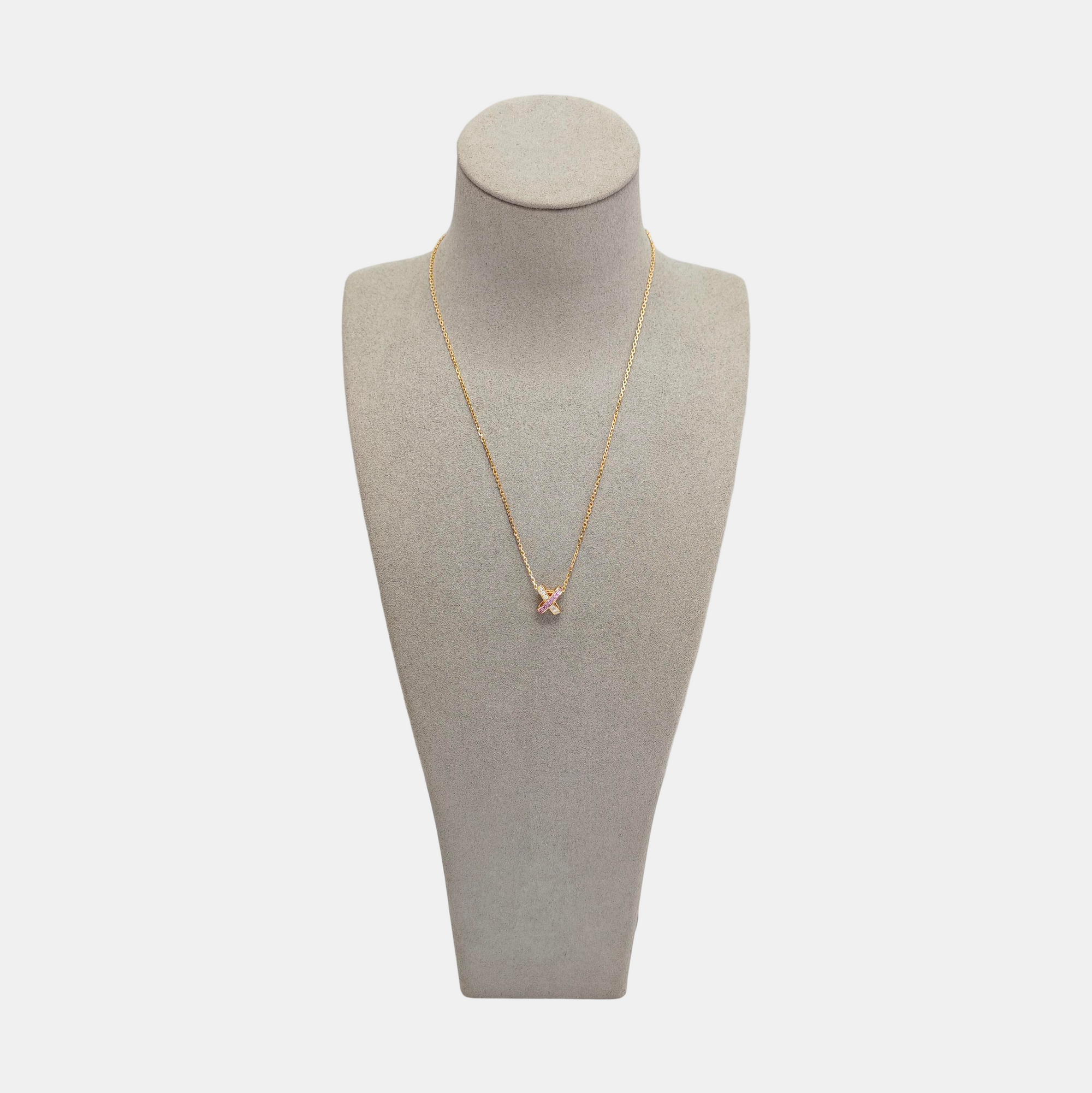 Jeux De Liens 18k Rose Gold Necklace