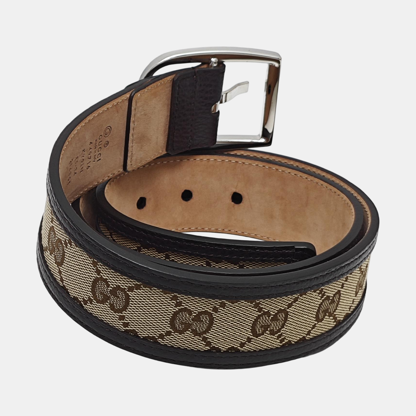Fabric Belt Beige