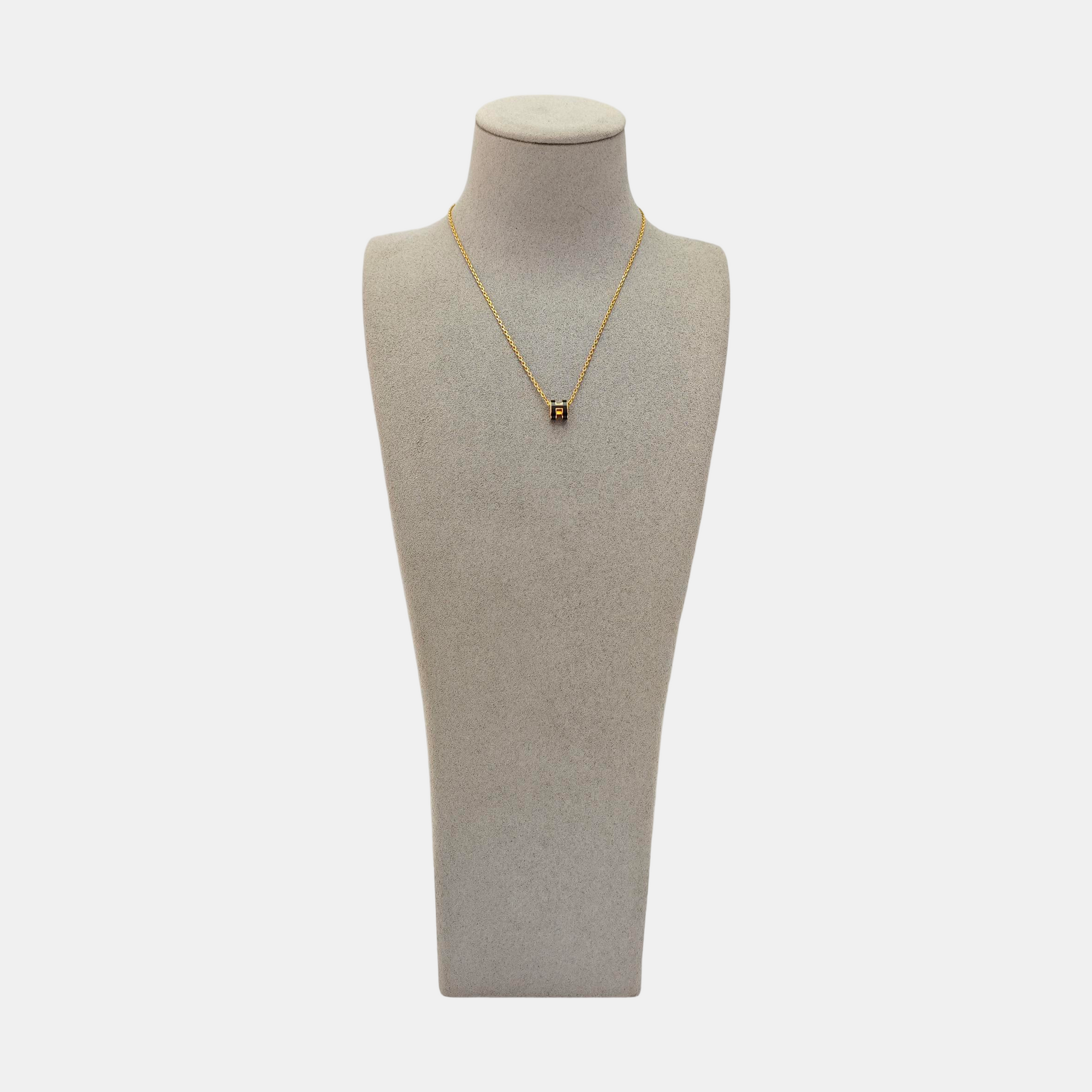 Pop H Metal Gold Necklace