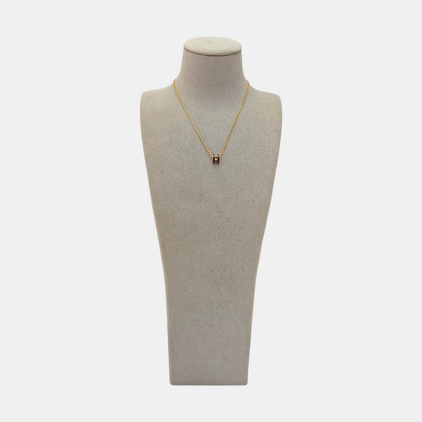 Pop H Metal Gold Necklace