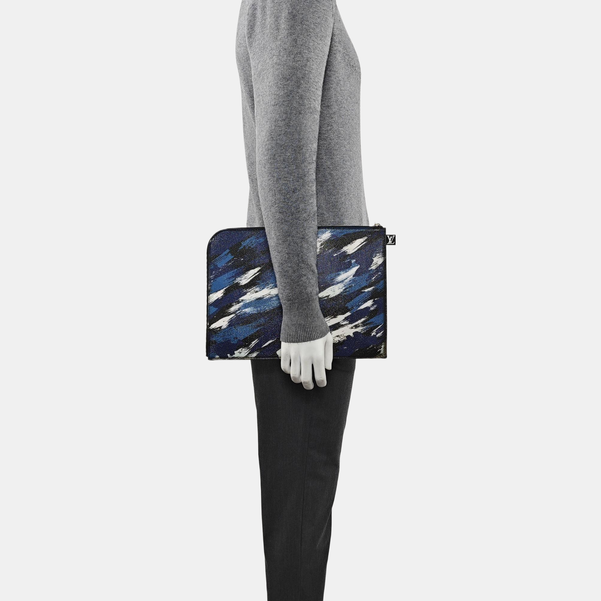 Calfskin Clutch Blue