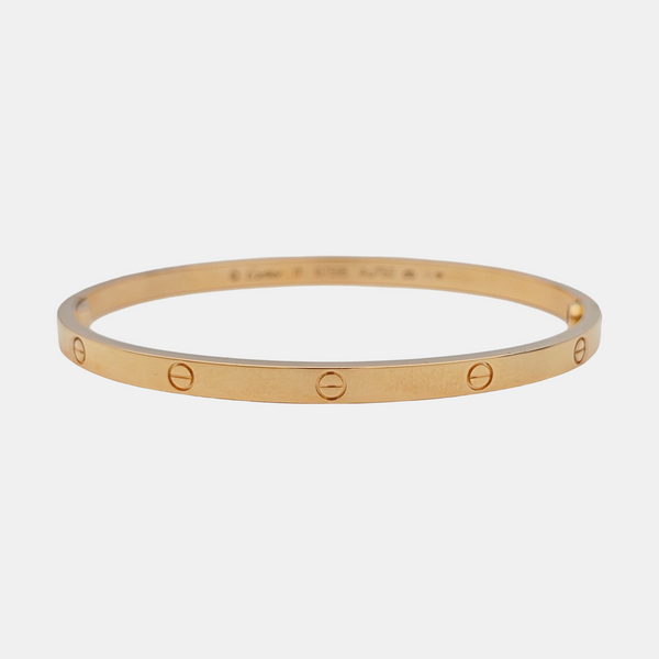 LOVE 18k Rose Gold Bangle