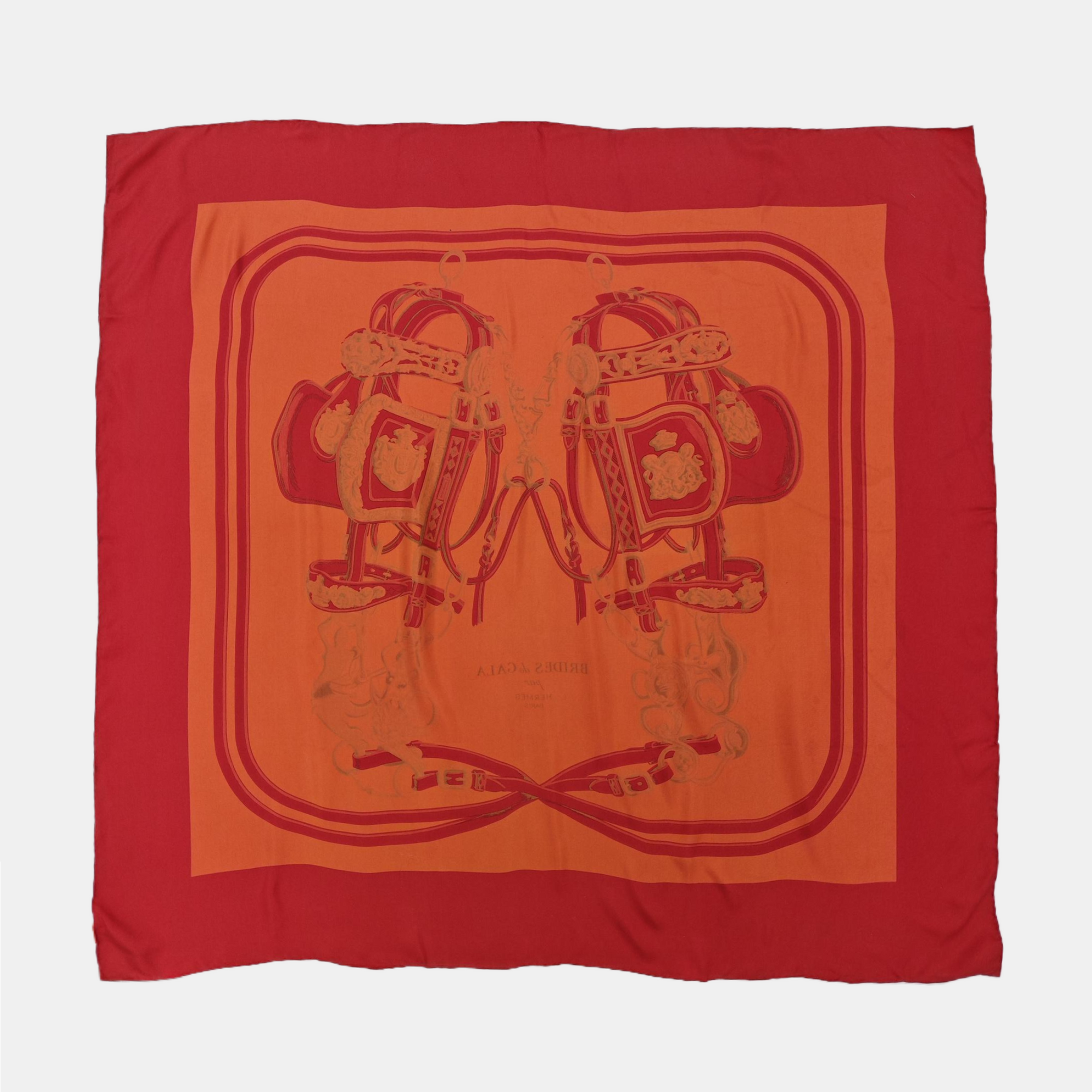 Mulberry Silk Silk Scarf Orange