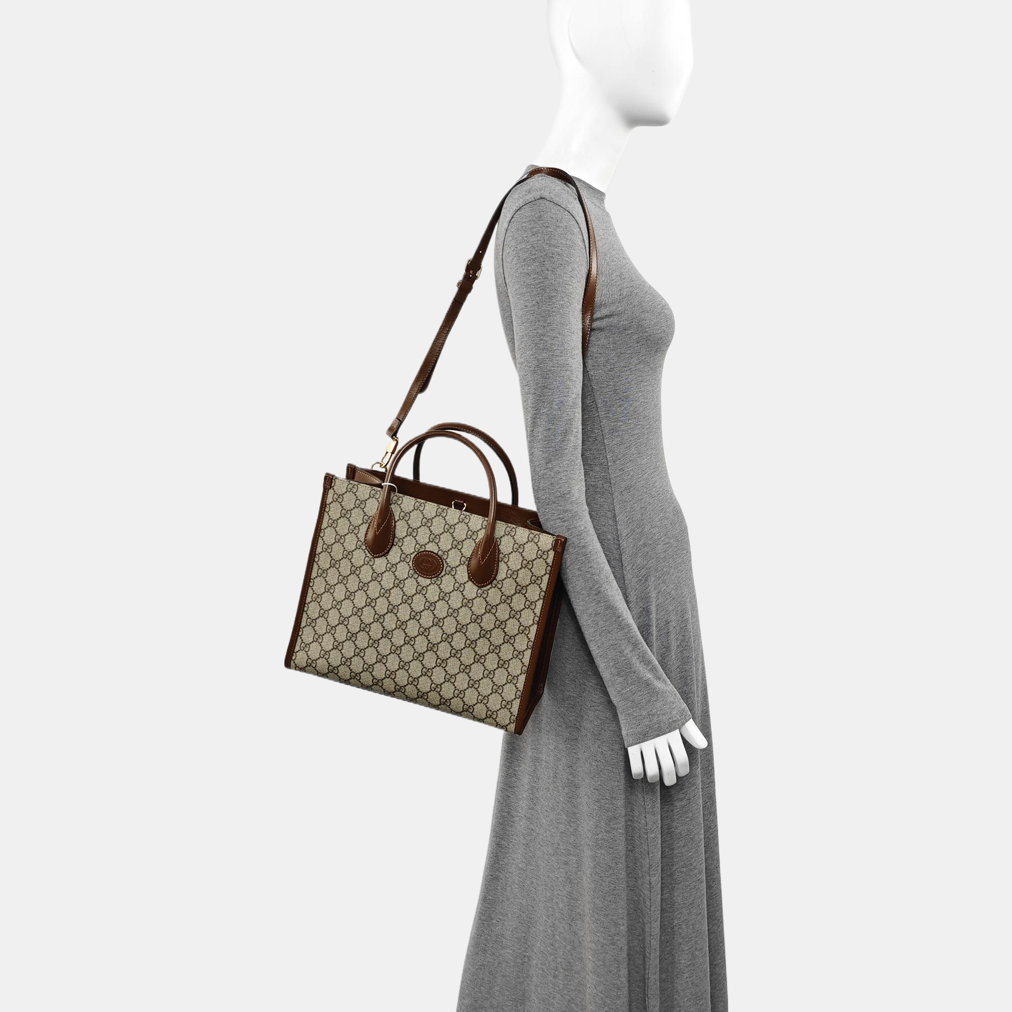 Retro Small Monogram Coated Canvas Brown