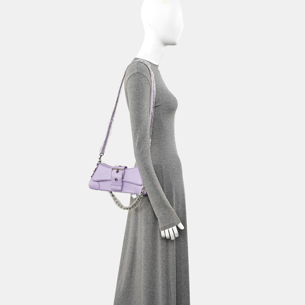 LINDSAY Small Calfskin Purple