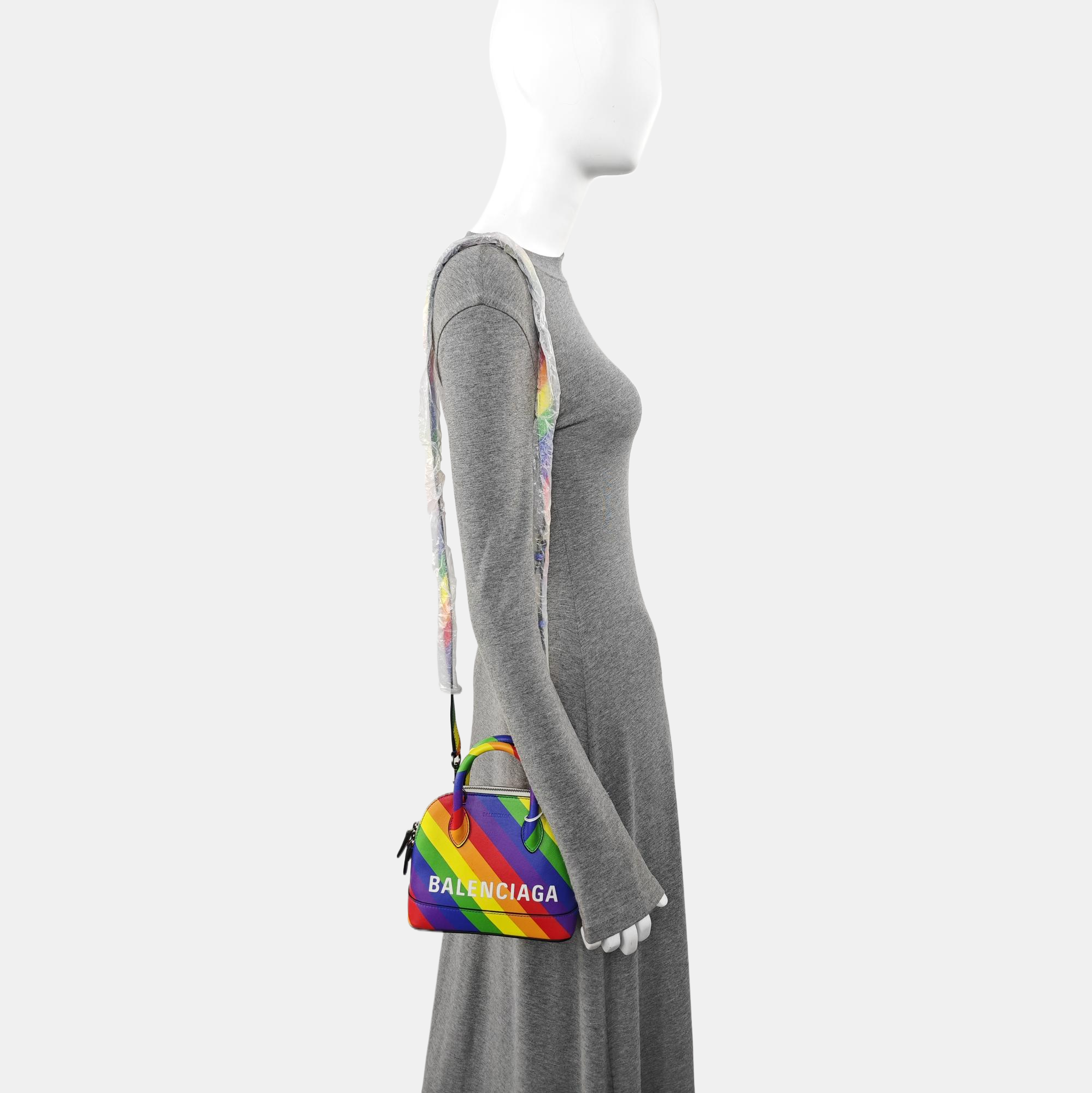Top Handle Calfskin Multicolor
