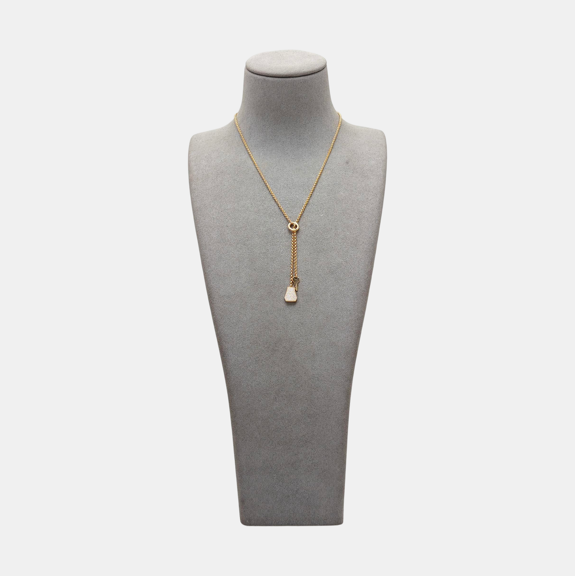 Kelly Clochette 18k Rose Gold Necklace