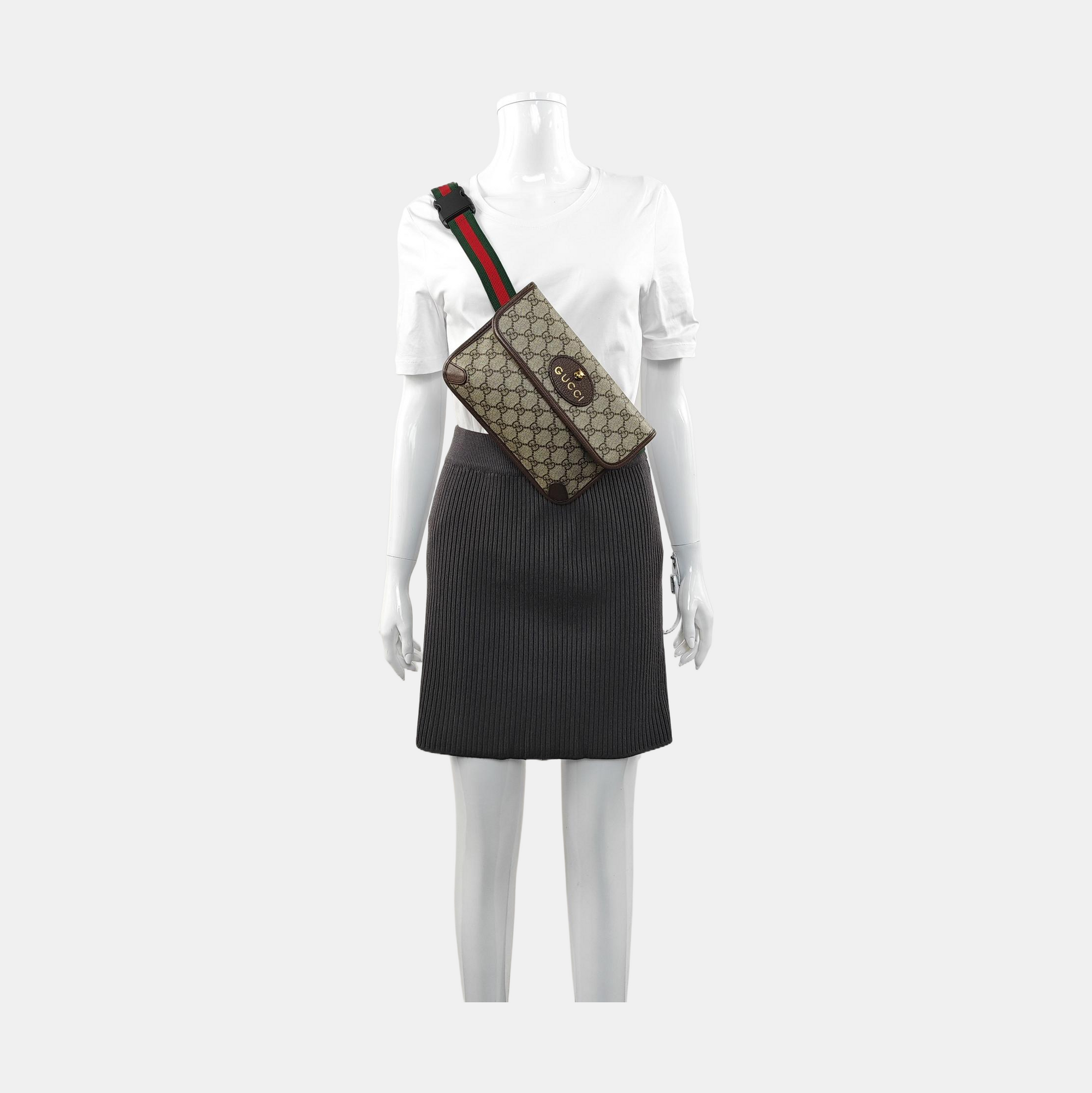 Neo Vintage Monogram Coated Canvas Beige