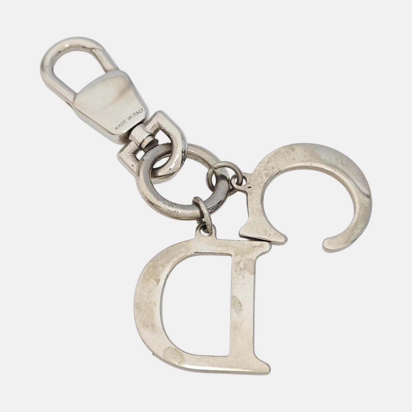 Metal Bag Charm Silver