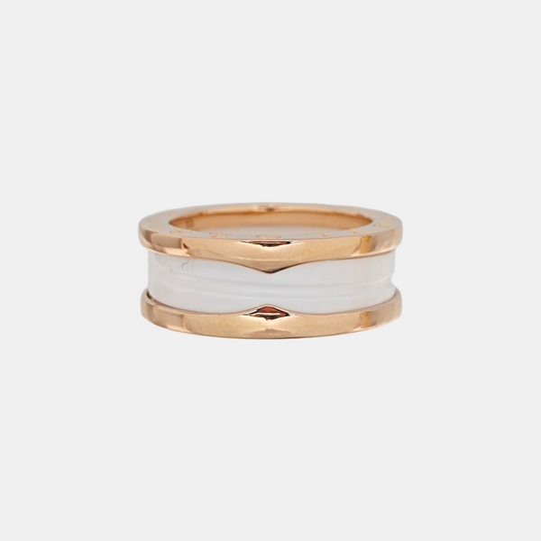 B.ZERO1 18k Rose Gold Ring EU 55