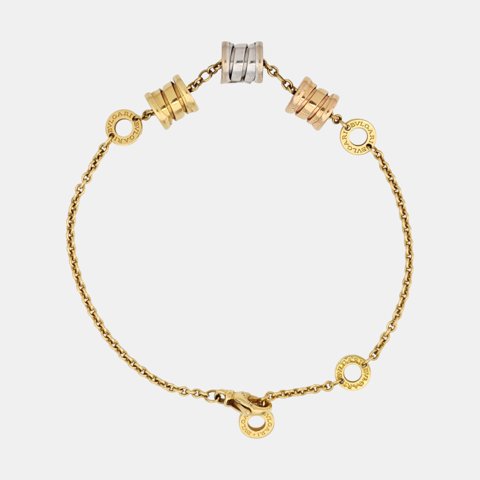 B.ZERO1 18k White Gold Bracelet