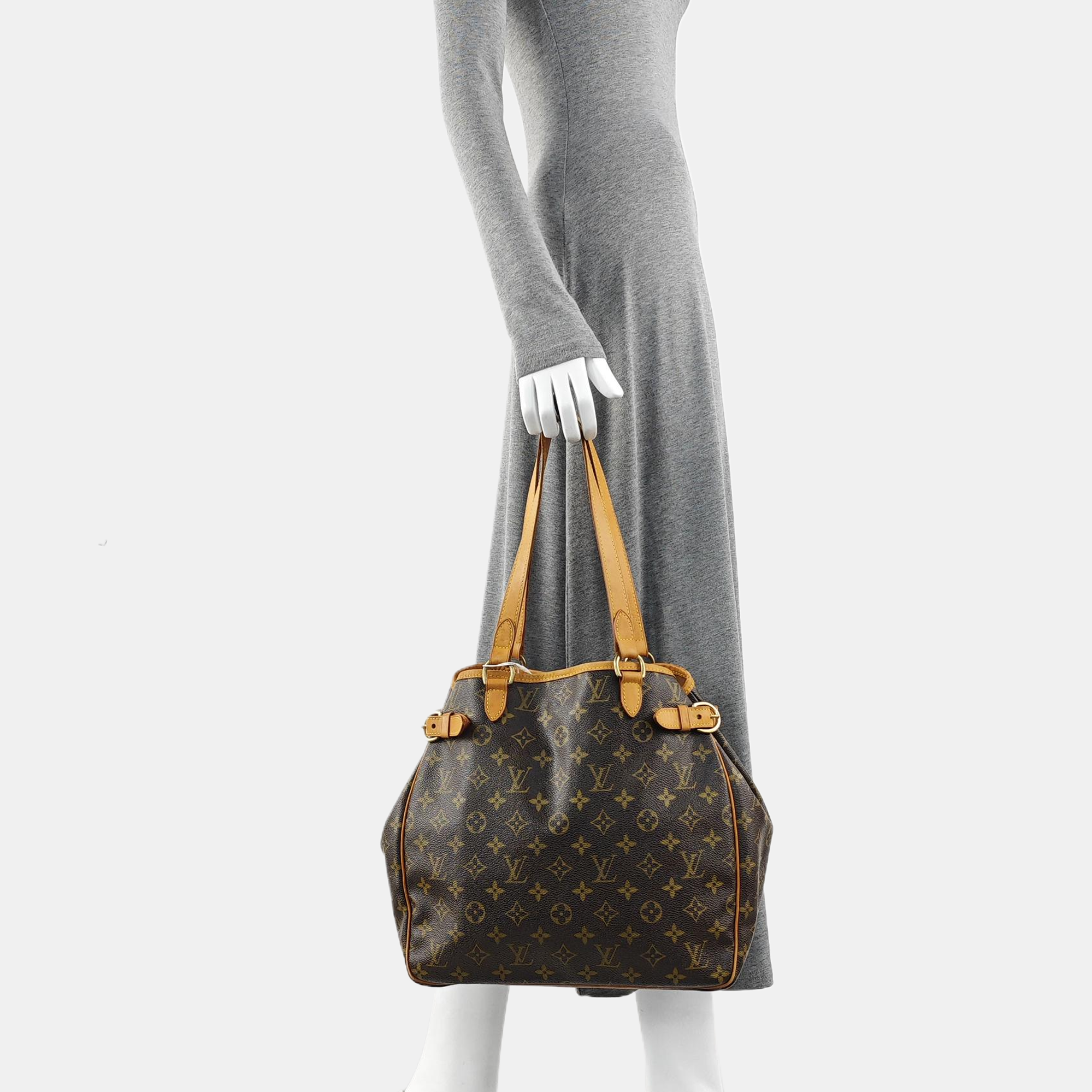BATIGNOLLES MM Monogram Coated Canvas Brown