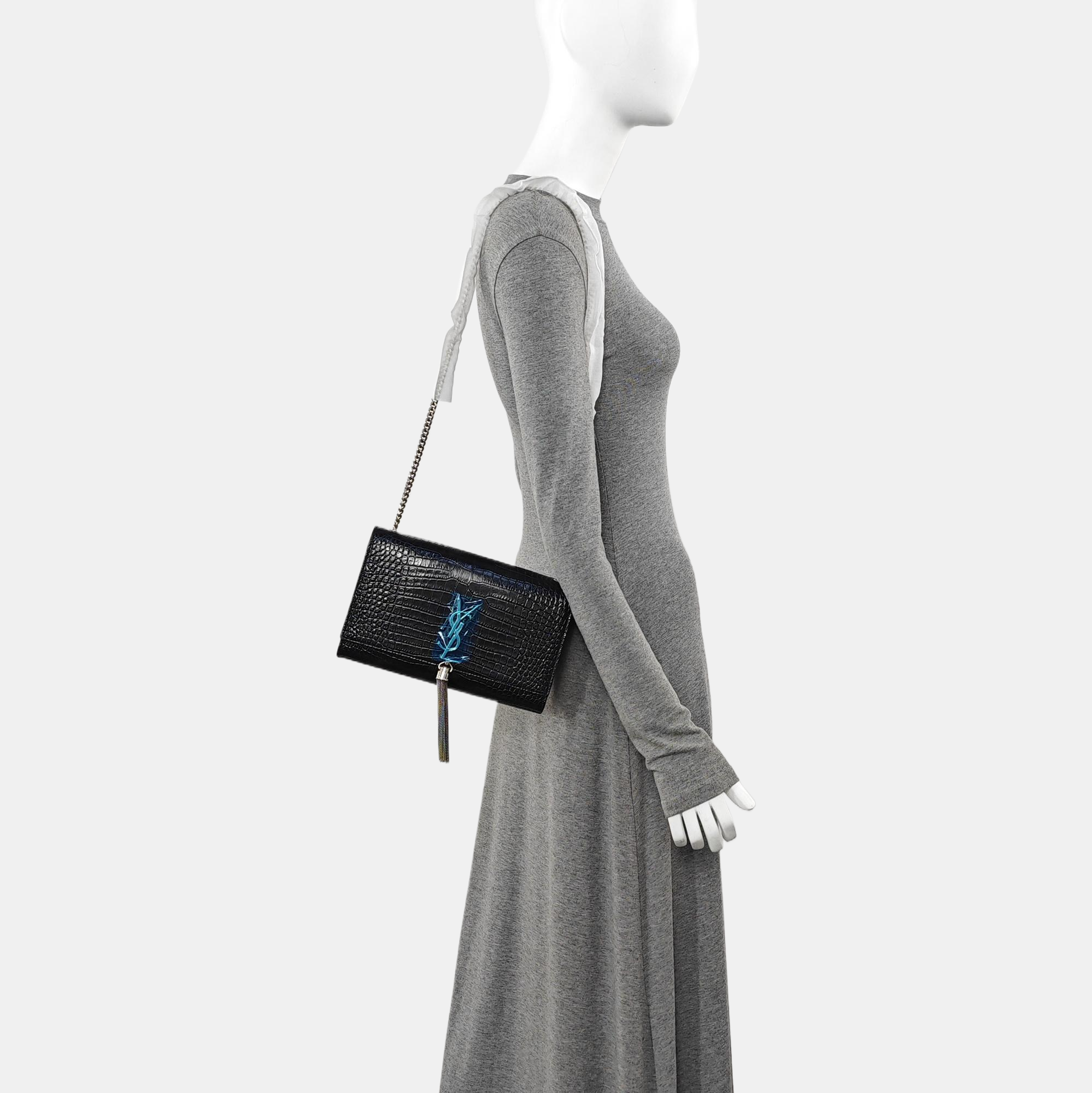 KATE Medium Calfskin Black