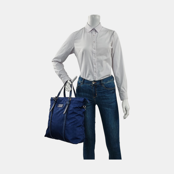 Monogram Nylon Blue