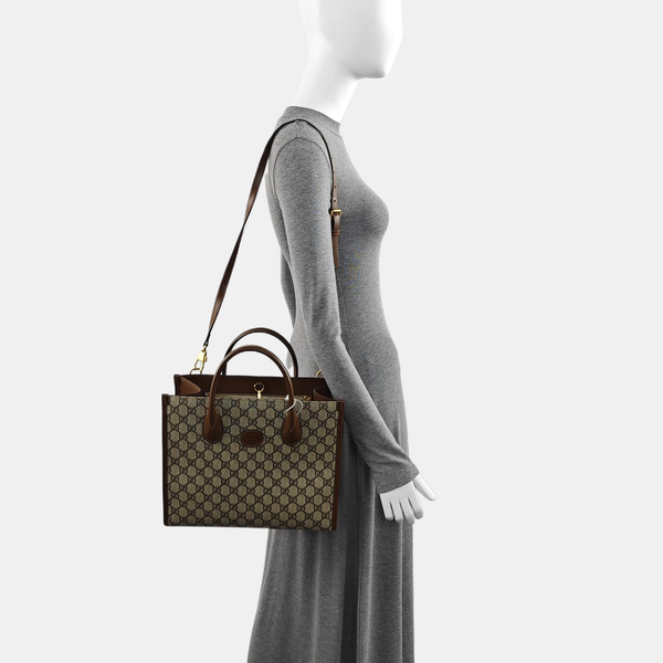 Retro Small Monogram Coated Canvas Brown