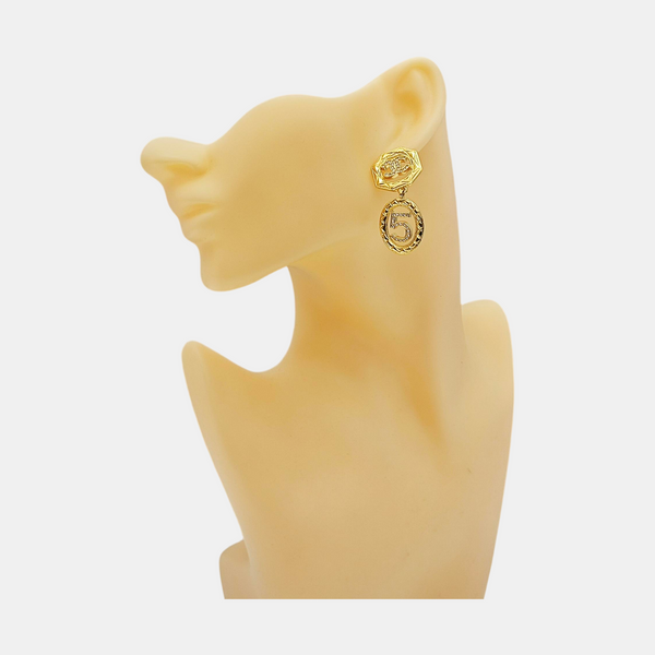 Metal Gold Earrings