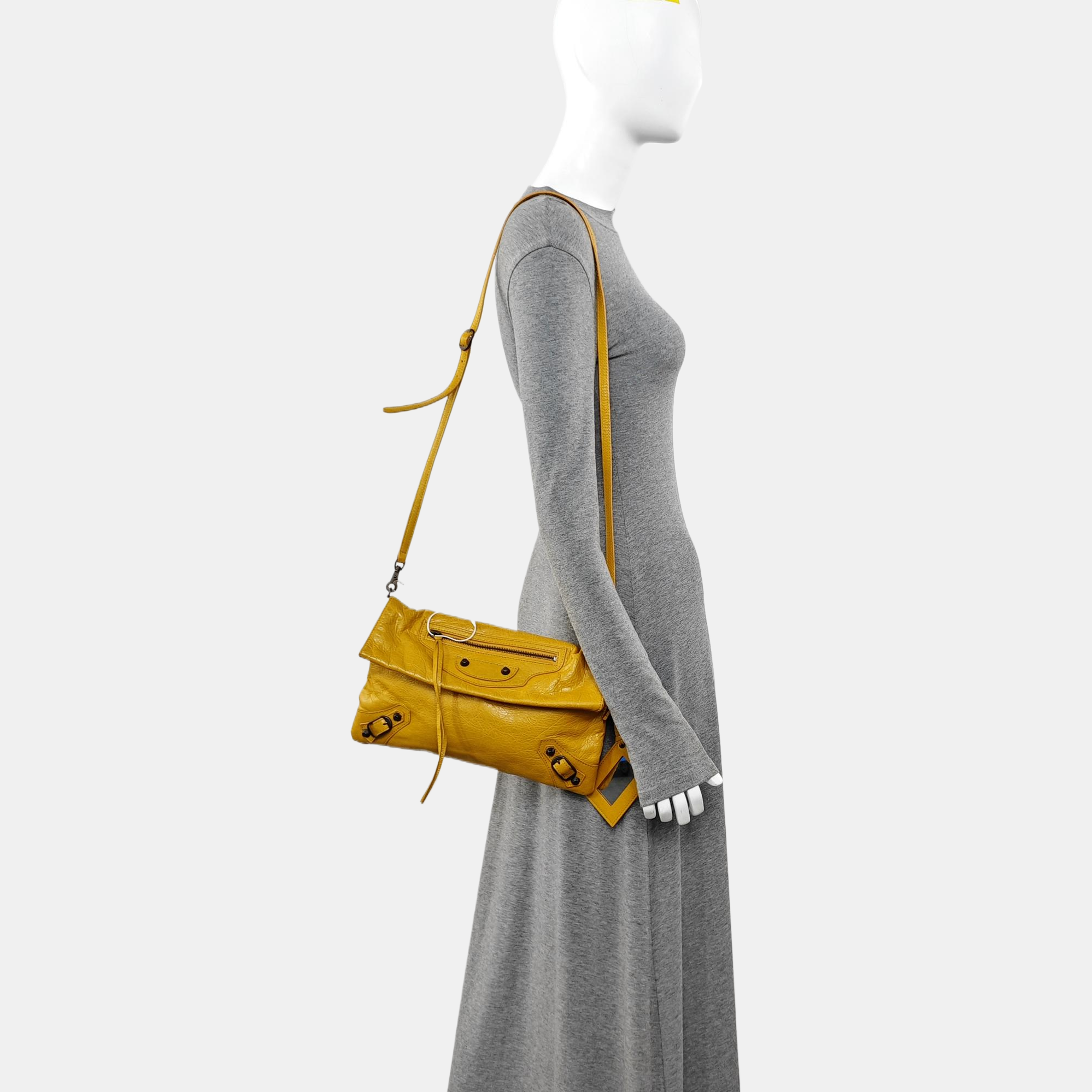 Classic City Small Lambskin Yellow