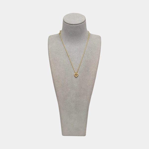 Dior Oblique Metal Gold Necklace