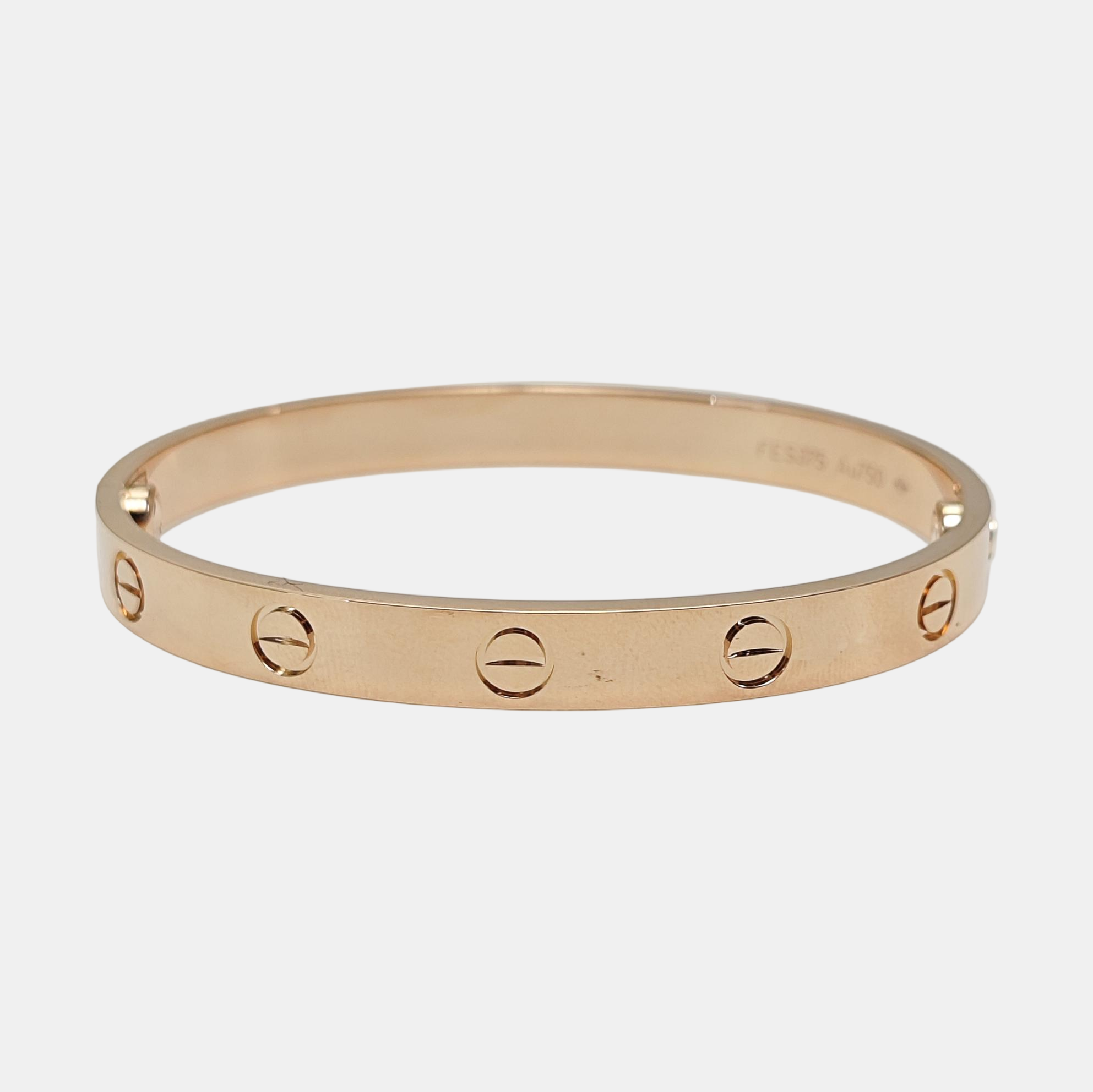 LOVE 18k Rose Gold Bangle