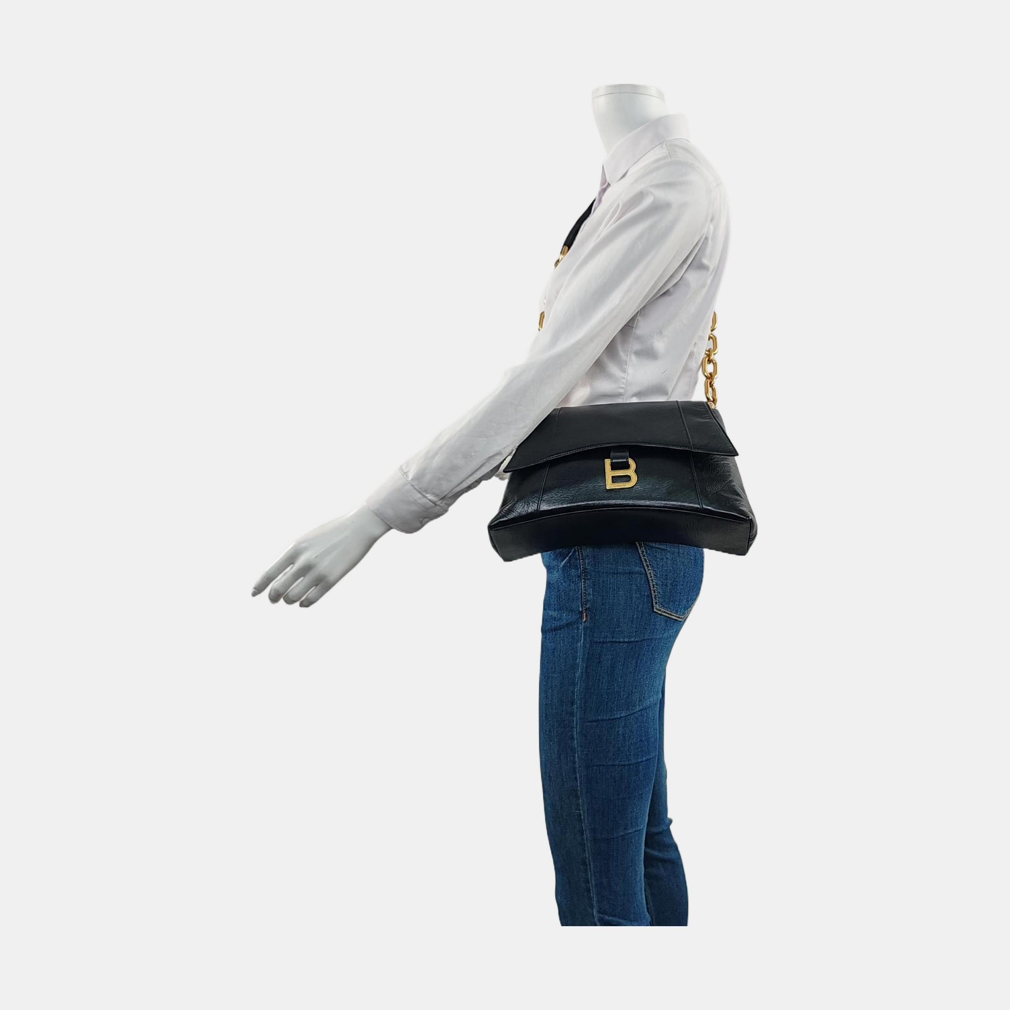 Downtown Small Calfskin Black