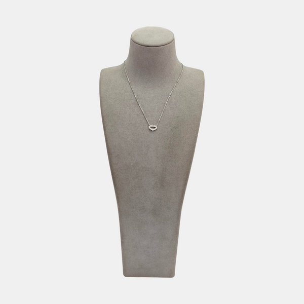 18k White Gold Silver Necklace