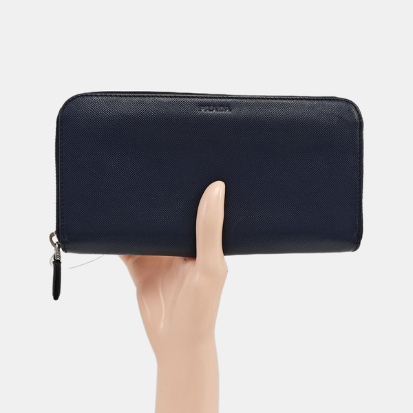 Saffiano Calfskin Wallet Blue