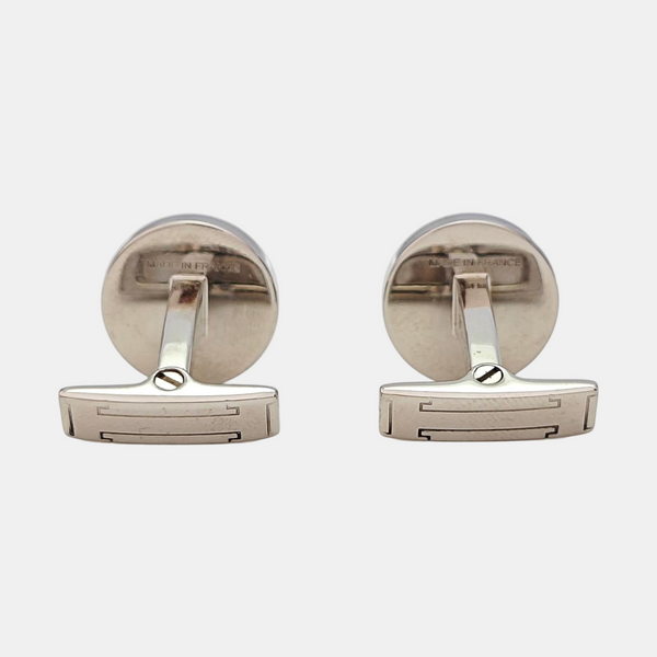 Metal Cufflink Silver