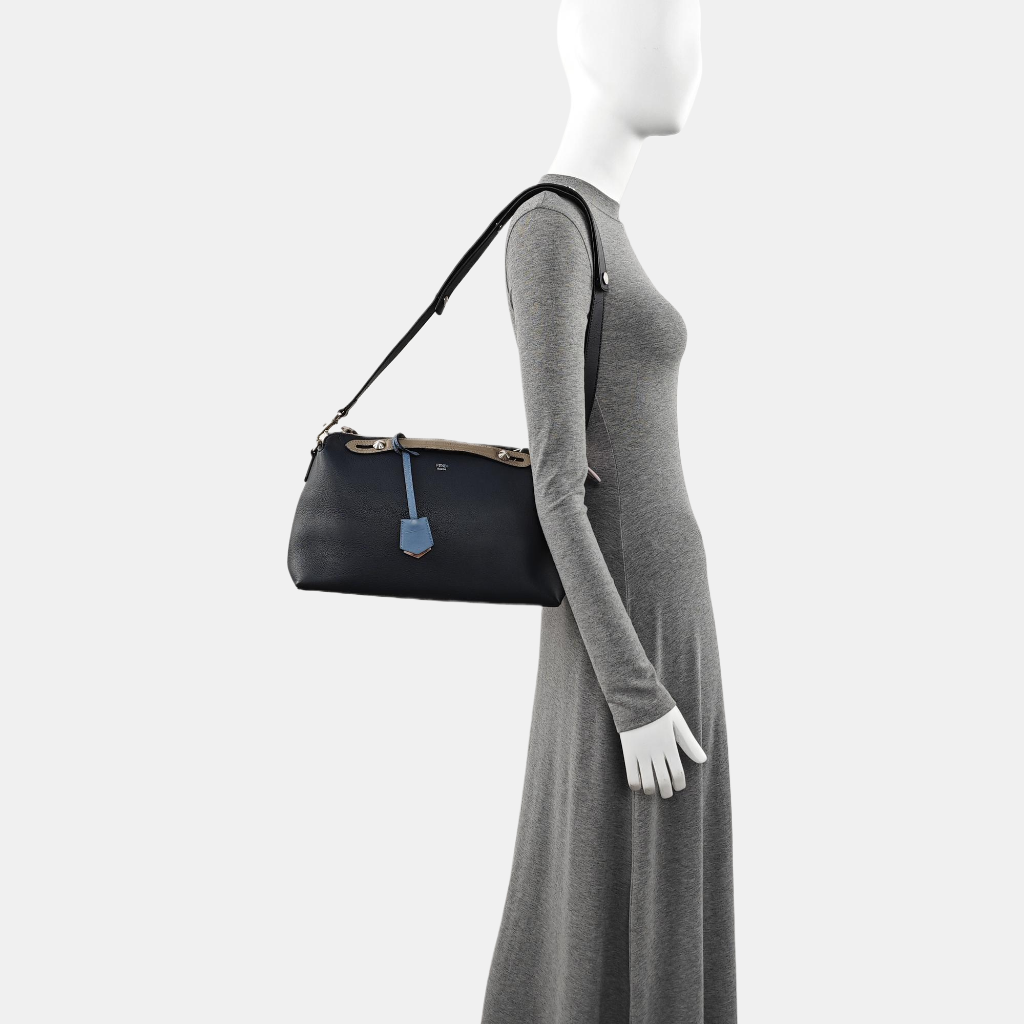 By The Way Large Calfskin Blue