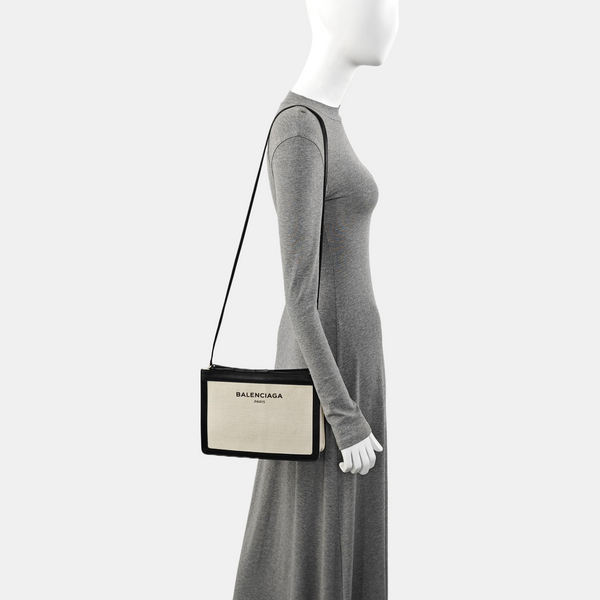 Pochette Medium Canvas Beige