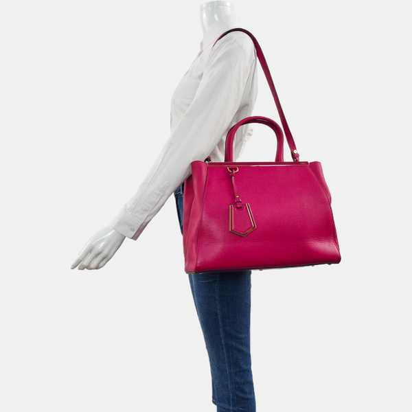 2 Jours Medium Calfskin Purple