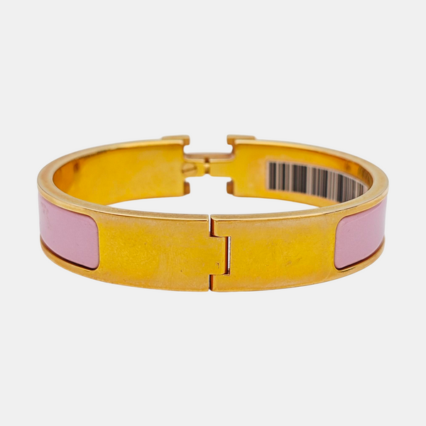 Clic H Metal Rose Gold Bangle