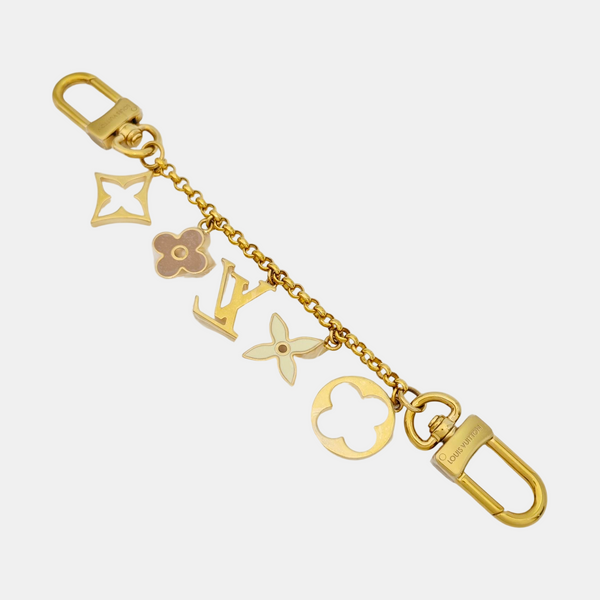 Metal Bag Charm Gold