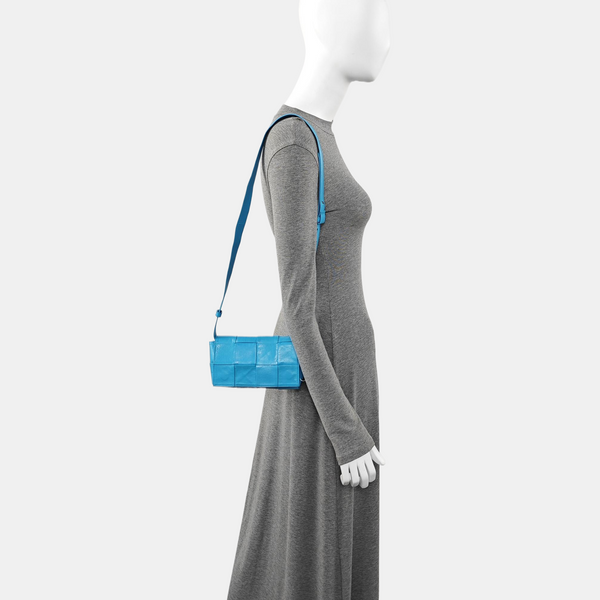 Cassette Mini Calfskin Blue