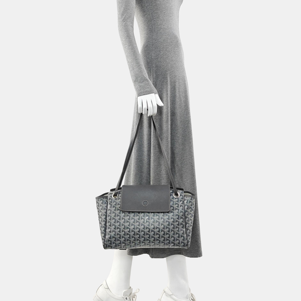 Rouette PM Coated Canvas Gray