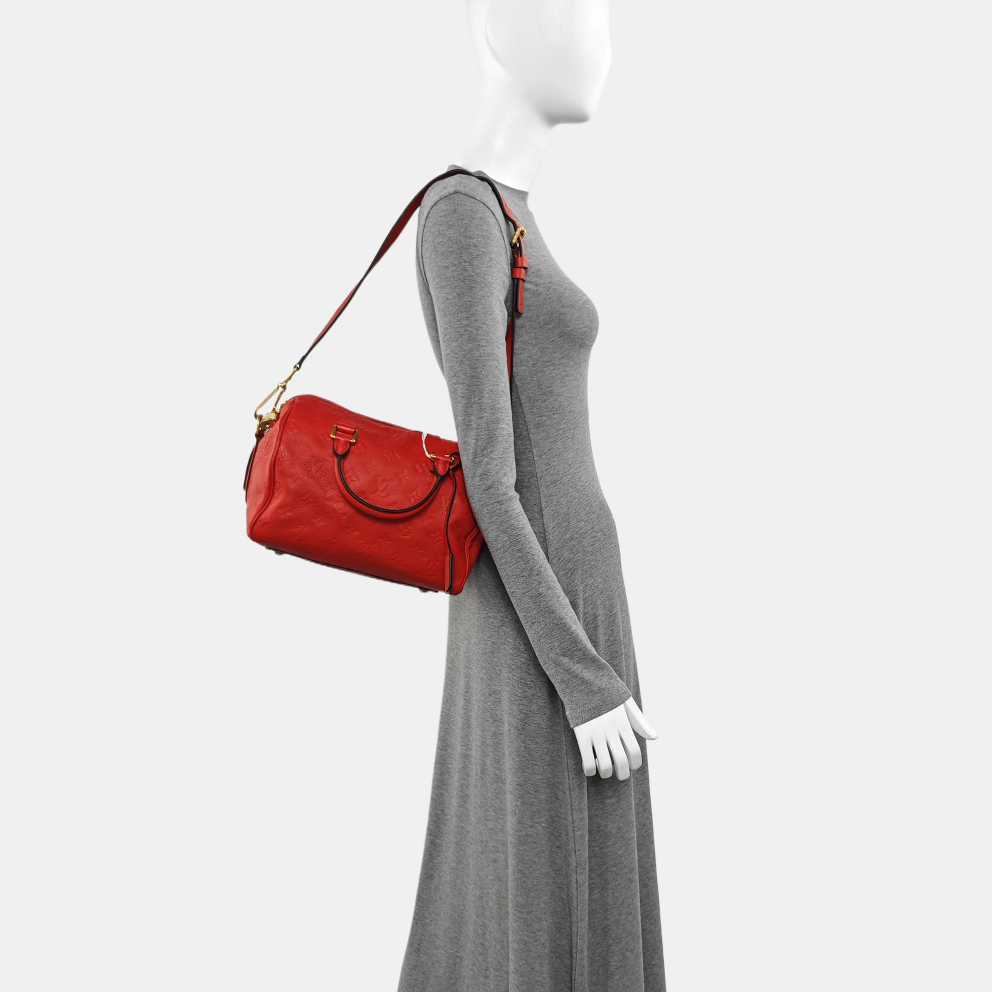 SPEEDY 25 Calfskin Red